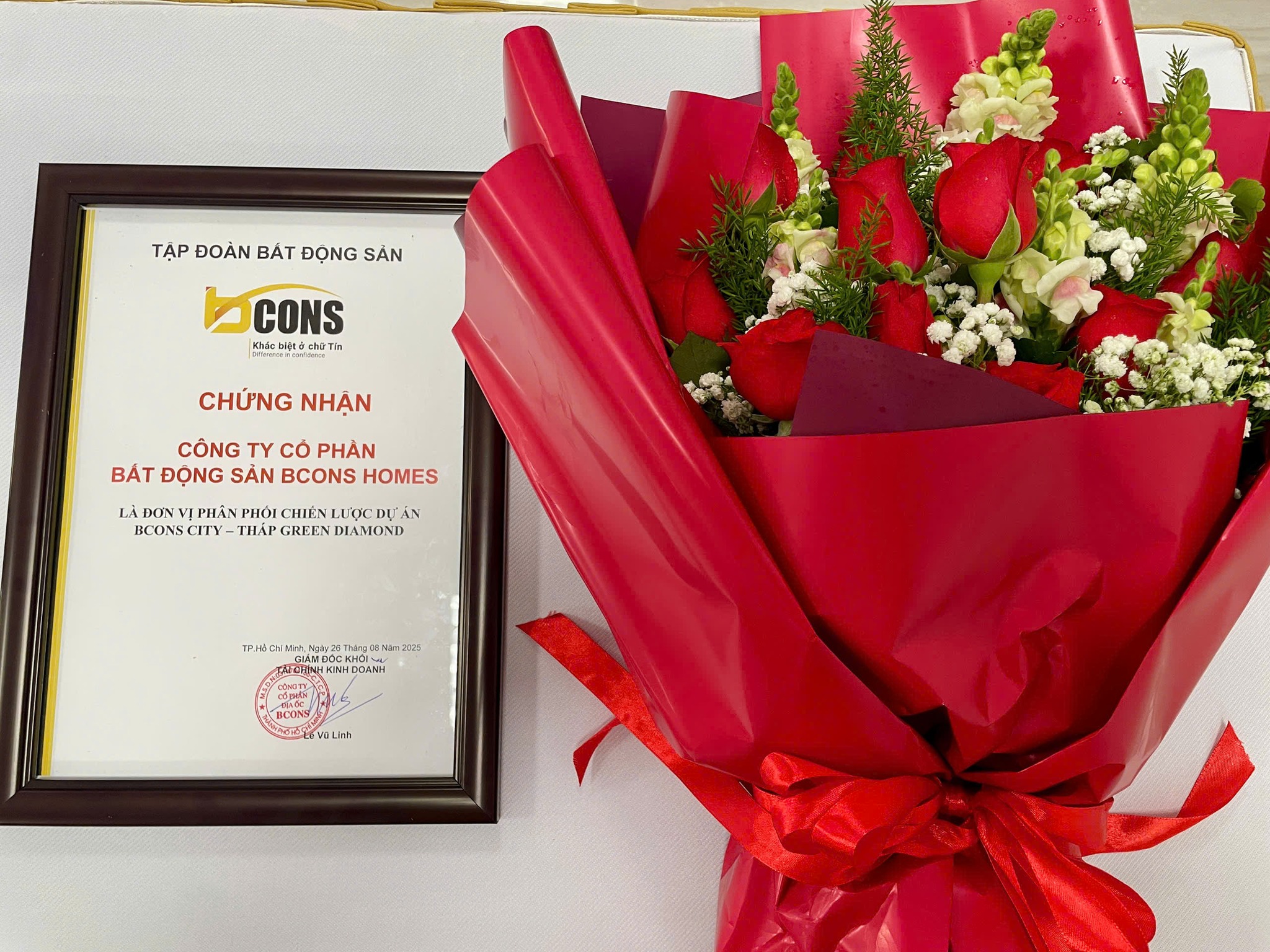 Chứng nhận dự án Green Diamon